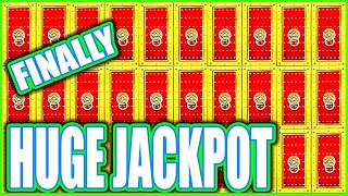 OMG I Finally WON on 4 SCATTER! HUGE JACKPOT Golden Century Dragon Link Slot