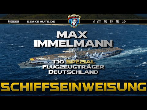 Review - MAX IMMELMANN [T10 CV] - World of Warships [Deutsch]