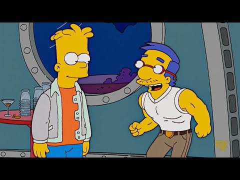 Milhouse turns muscular [The Simpsons]