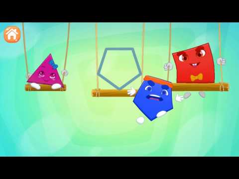 Learning shapes: toddler games for 1 - 4 year olds Video