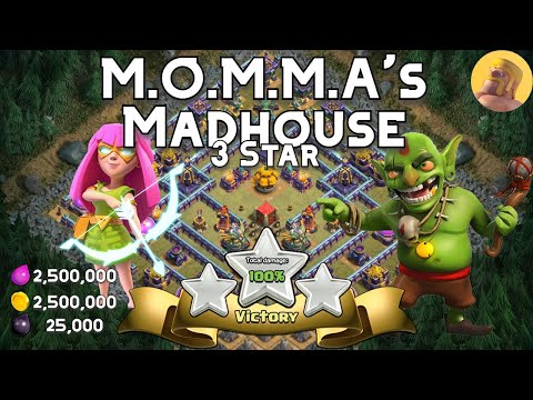 Yo M.O.M.M.A's Madhouse 3 Star TH14 - Goblin Campaign [Clash of Clans]