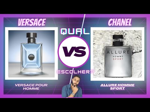 Chanel vs Versace (Versace pour homme x Allure homme sport) qual sairá vencedor? #chanel #versace