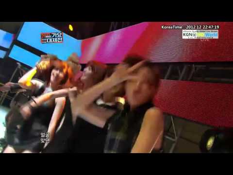 121231 Secret & Miss A having fun 2