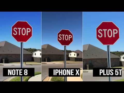 ONE PLUS 5T Vs NOTE 8 Vs IPHONE X   DETAILED CAMERA COMPARISON