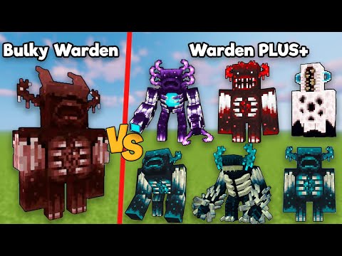 BULKY WARDEN vs Warden PLUS+ / Minecraft Boss Battle.