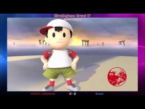 Bham Brawl 17 - Smash 4 Singles - NYMTV | ChillyChilli (Ness) vs Shade (Bayonetta)