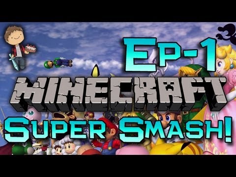 Minecraft: Super Craft Bros Brawl w/Mitch Game 1 - Beginners Luck :D