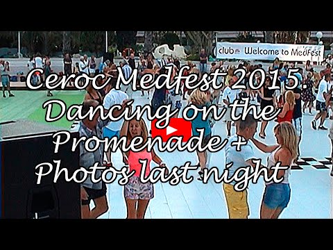 Ceroc Medfest 2015. Part 3 of 3 Dancing on the Promenade + Photos last night