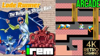 Lode Runner the Bungeling Strikes Back Arcade (Irem 1984) 4k 60 fps Longplay