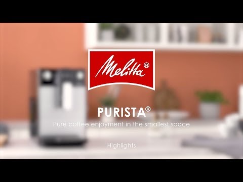 Kavos aparatas Melitta F230-104 PURISTA automatinis, Juodos spalvos video