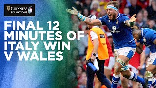 Final 12 Minutes Of Italys INCREDIBLE Win in Wales