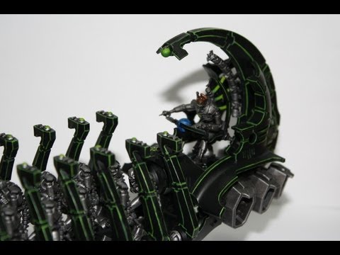 Warhammer 40K Painting Tutorial - How to Paint a Necron Ghost Ark