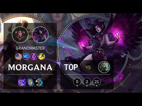 Morgana Top vs Rengar - NA Grandmaster Patch 10.21