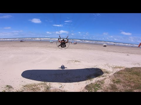 Voo 198 de paramotor IKE Costa com chasecam - 05/12/2021 em Itanhaem