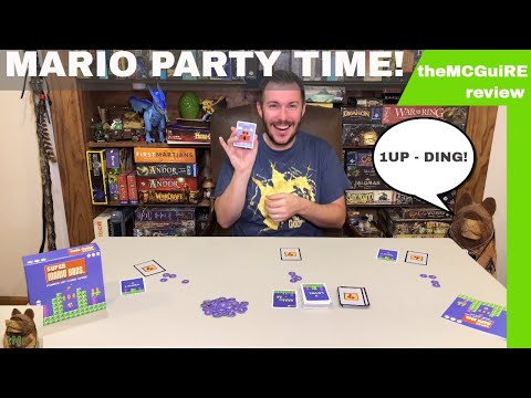 theMCGuiRE review looks at SUPER MARIO BROS. POWER UP CARD GAME
