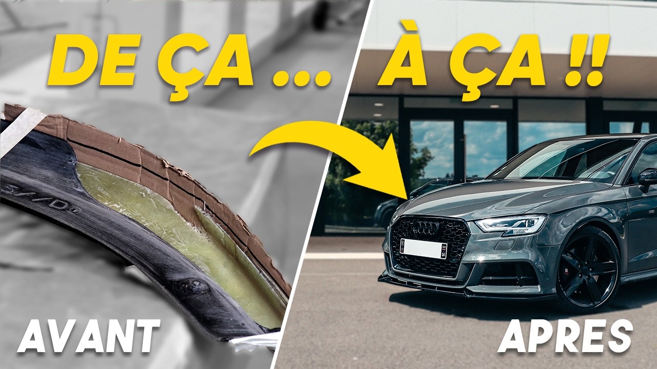 Reconstruction fibre de verre + résine