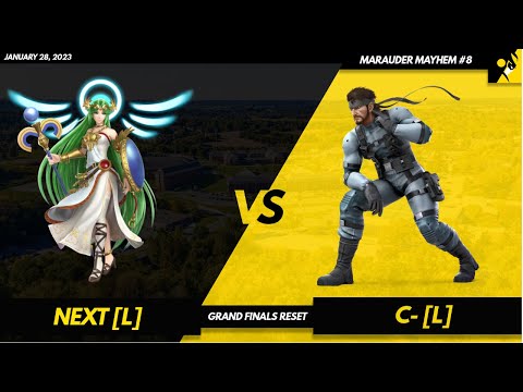 Marauder Mayhem #8 Singles: Grand Finals Reset Next [L] (Palutena) vs C- [L] (Snake)