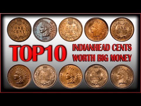 TOP 10 Indian Head Cents/Pennies Worth BIG MONEY!!
