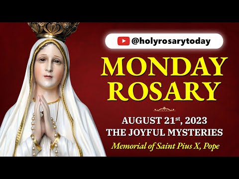 MONDAY HOLY ROSARY ❤️ AUGUST 21, 2023 ❤️ JOYFUL MYSTERIES OF THE ROSARY [VIRTUAL] #holyrosarytoday