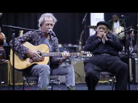 Keith Richards & James Cotton Rehearsing