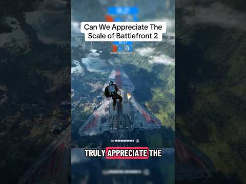 Battlefront 2 Scaling is INSANE #starwars #starwarsbattlefront2 #battlefront2 #bf3 #bf2 #clonewars