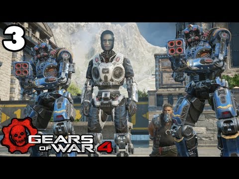 Gears of War 4 - Part 3: New Friends - Gameplay Walkthrough - Xbox One X 4K