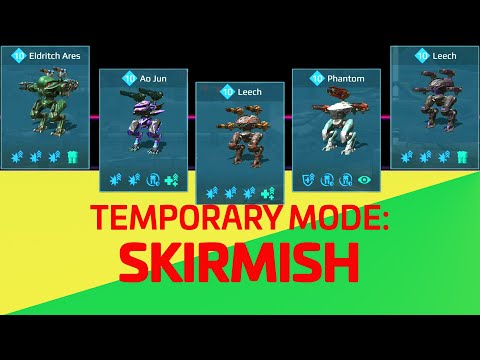 War Robots Eldritch Ares Ao Jun Leech Phantom Leech Skirmish Mode Gameplay