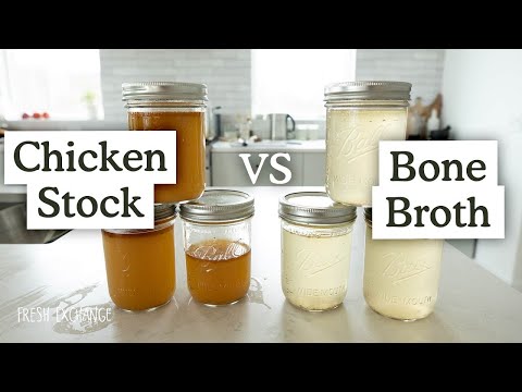 Bone Broth vs Chicken Stock Quick Explanation