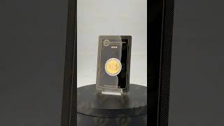 24 carat BTC Uncle Scrooge gold coin, weighing 8 grams