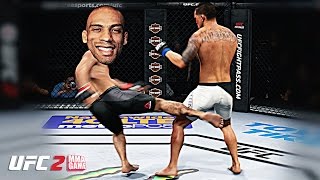 EA SPORTS UFC 2 LEG KICK ONLINE RANKED MATCH RAGE TROLL