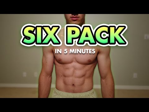How To Get a SIX PACK in 5 MINUTES | Abs Workout at Home (No Equipment)