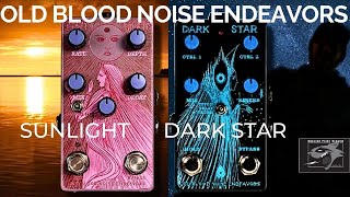 Video thumbnail for Opposites attract? Old Blood Noise Endeavors Dark Star and Sunlight Reverb Guitar Pedals! by Raccoon Point Studios