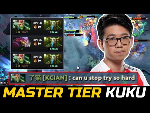 HOW KUKU ANNOYS ENEMY CARRY - MASTER TIER OFFLANE NATURES PROPHET