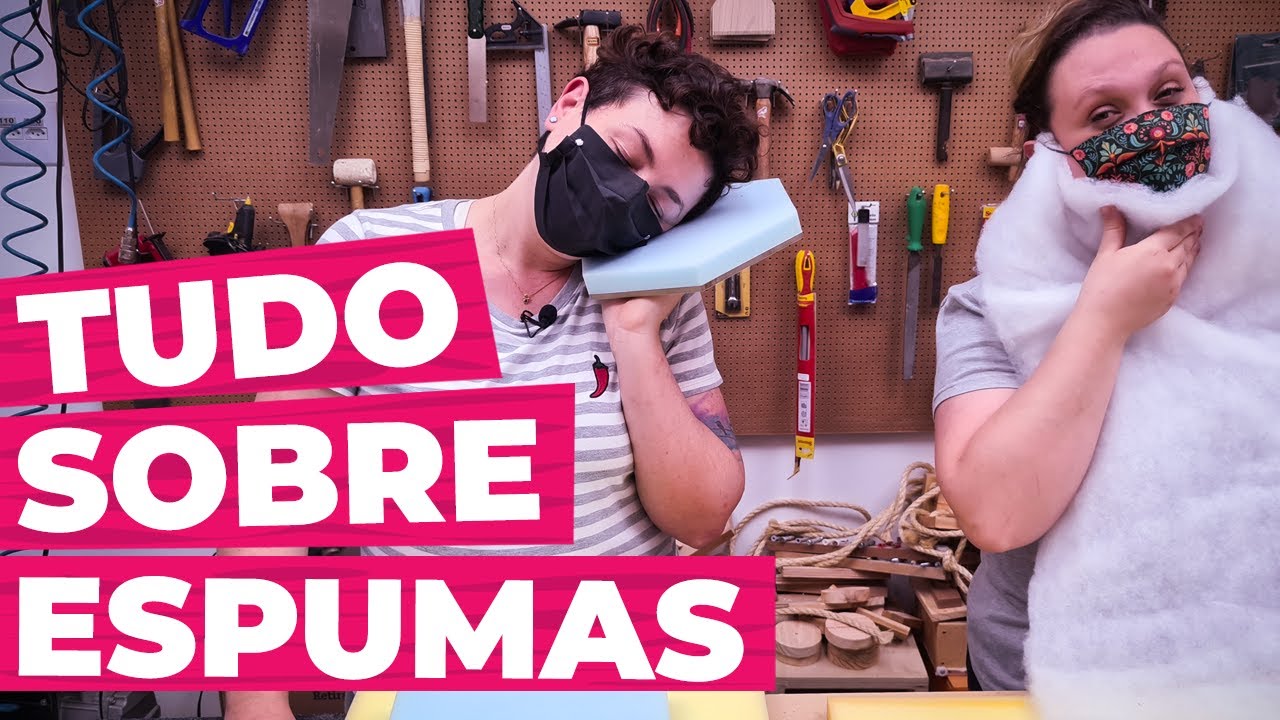 Tudo sobre ESPUMAS: Densidade, como escolher, como cortar e mais!