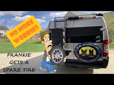 Installing the Landed Gear Rear Spare Tire Mount on Our Coachmen Nova Promaster Van