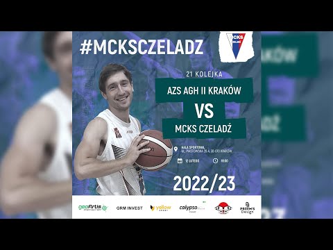 Oknoplast AZS AGH II Kraków 86 - 70 MCKS Czeladź #czeladz