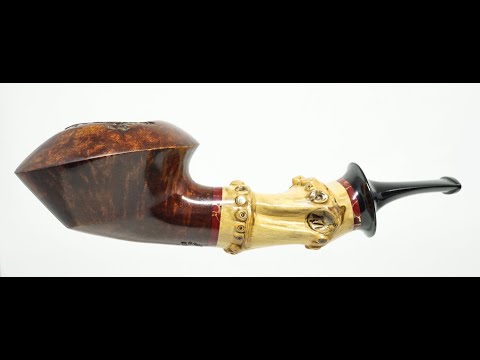 NEW! Roman Kovalev Dublin Freehand Pipe w. Crazy Bamboo On PIPEHUB.COM