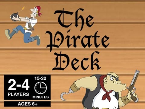 UndeadViking Videos - Pirate Deck Review - See it's a deck of cards, and it's the deck of the ship...