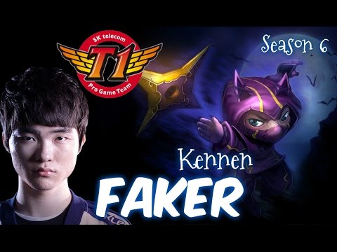 SKT T1 Faker KENNEN Mid vs Lissandra - Patch 6.3 KR | League of Legends
