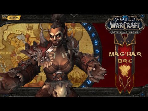 Mag'har Orc | Intro Cinematic & Music | Horde Allied Race | World of Warcraft: Battle for Azeroth 4K