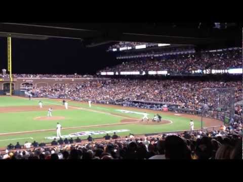 World Series 2012 Game 1 - San Francisco Giants vs. Detroit Tigers (10 minutes of AT+T Park footage)
