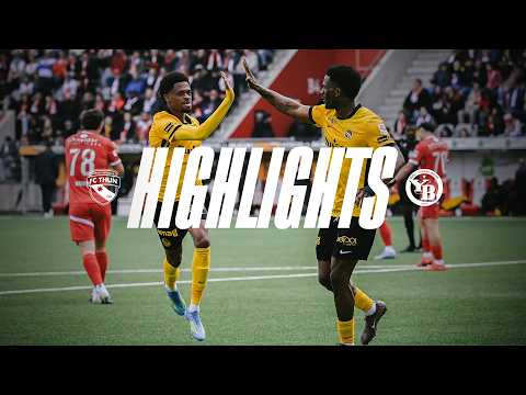  FC Thun 3-8 BSC Berner Sport Club Young Boys Berna