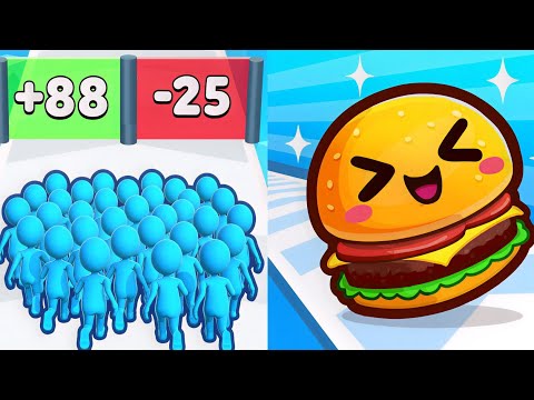 New Update Food Run VS Count Master 💥 Max Level Challenge 