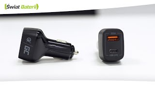 Ładowarki Samochodowe USB Green Cell, czyli szybkie ładowanie w podróży