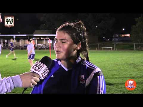 2015 WPL Grand Final Pre Match Interview with Valentine Club Captain Cecilia Love
