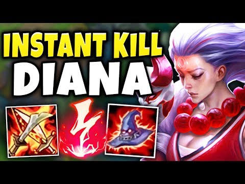 THIS DIANA BUILD IS ACTUALLY RIDICULOUS! 1V5 CARRY EVERY GAME! - League of Legends
