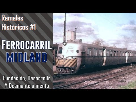 Historia del Ferrocarril Midland:  Fundación, desarrollo y desmantelamiento