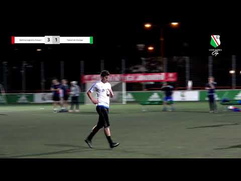Skrót meczu 10 kolejki. Optima Logistics Group - Panattoni Europe (Legia Biznes Cup Wiosna 2018)
