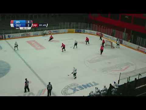 Člani AHL 14.10.2017 HDD Jesenice - HK SŽ Olimpija 6:4, 3.gol Selan