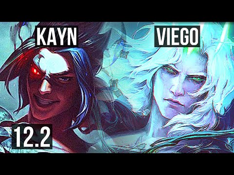 KAYN vs VIEGO (JNG) | Rank 1 Kayn, 8/1/6, Godlike, Rank 19 | JP Grandmaster | 12.2